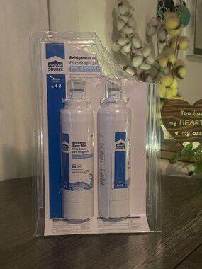 Project Source Twist‑In Refrigerator Water Filter 2‑Pack – Fits LG LT800P